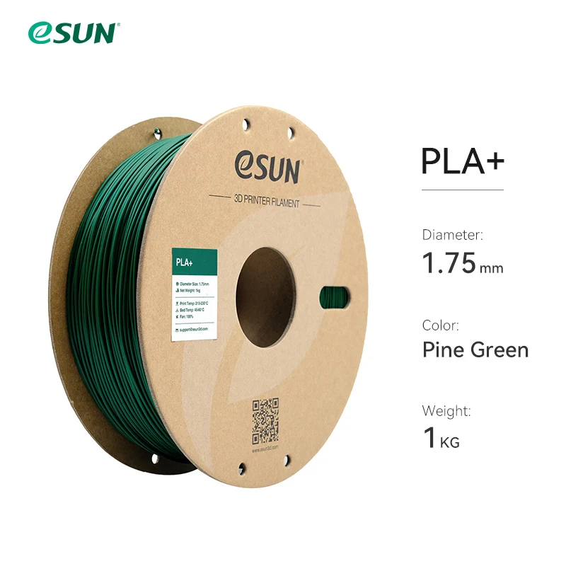 eSUN PLA+ 1.75mm 3D Filament 10PCS