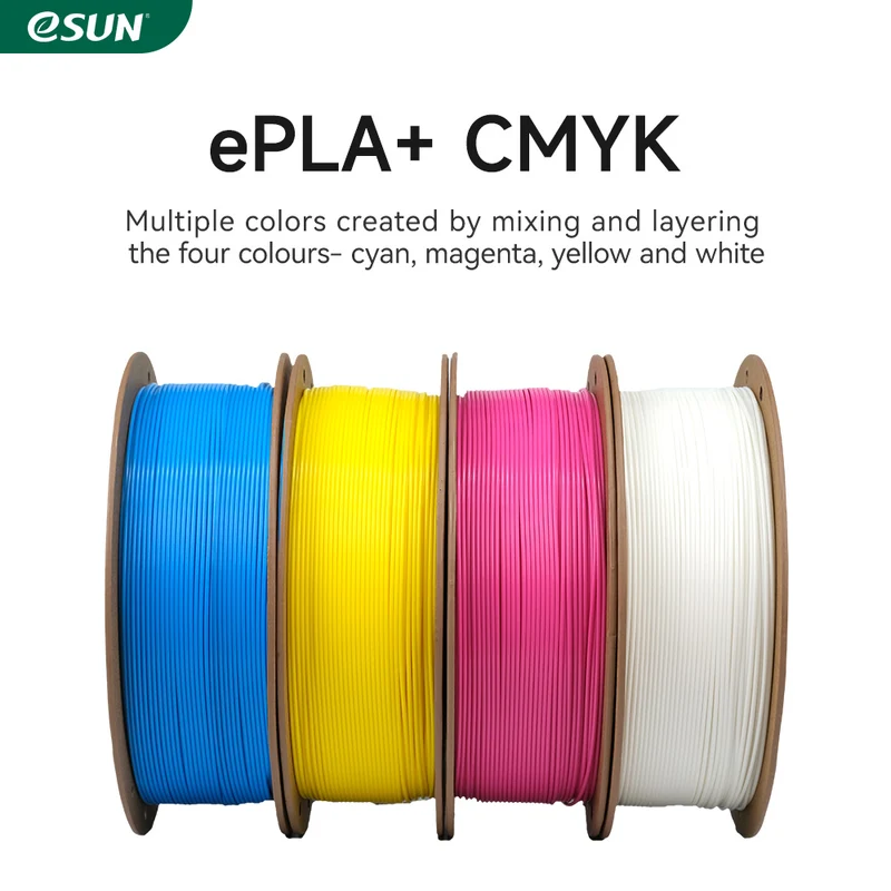 eSUN PLA+ CMYK Filament Bundle 4PCS