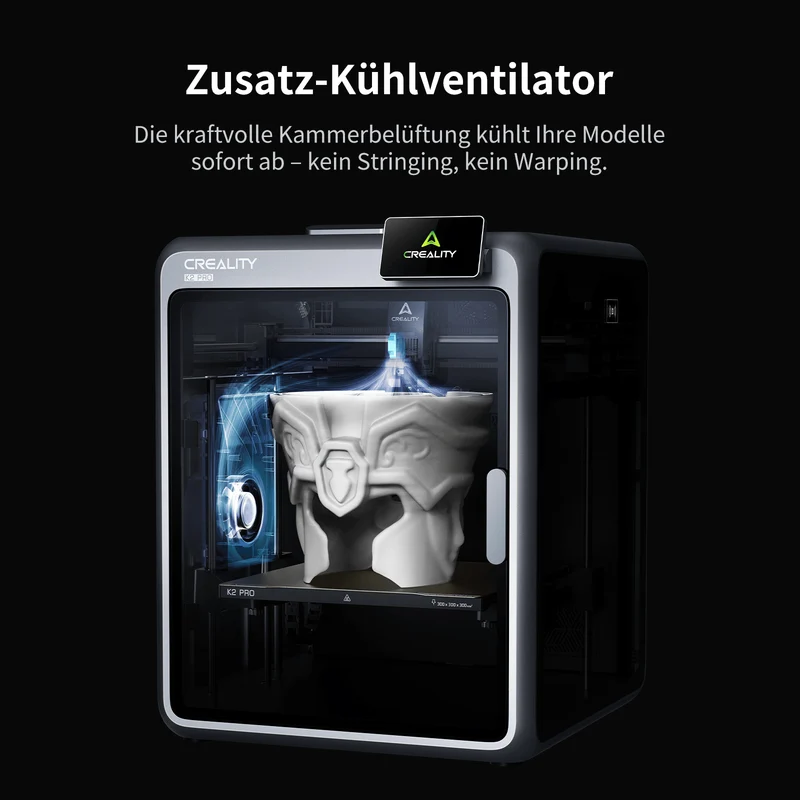 Creality K2 Pro Combo 3D-Drucker – 4 Farben, 600 mm/s, aktive Druckraumheizung