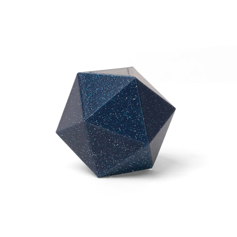 Night Before Blue HTPLA with Silver Glitter
