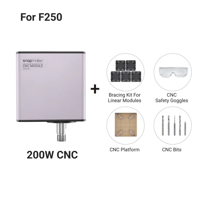 Snapmaker 200W CNC Module Bundle