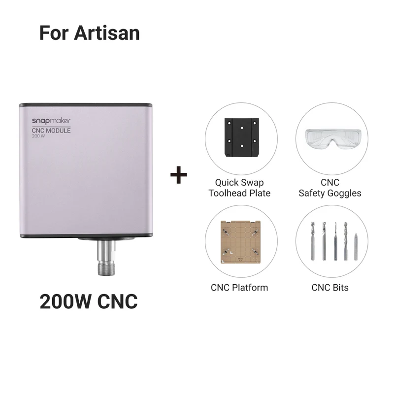 Snapmaker 200W CNC Module Bundle