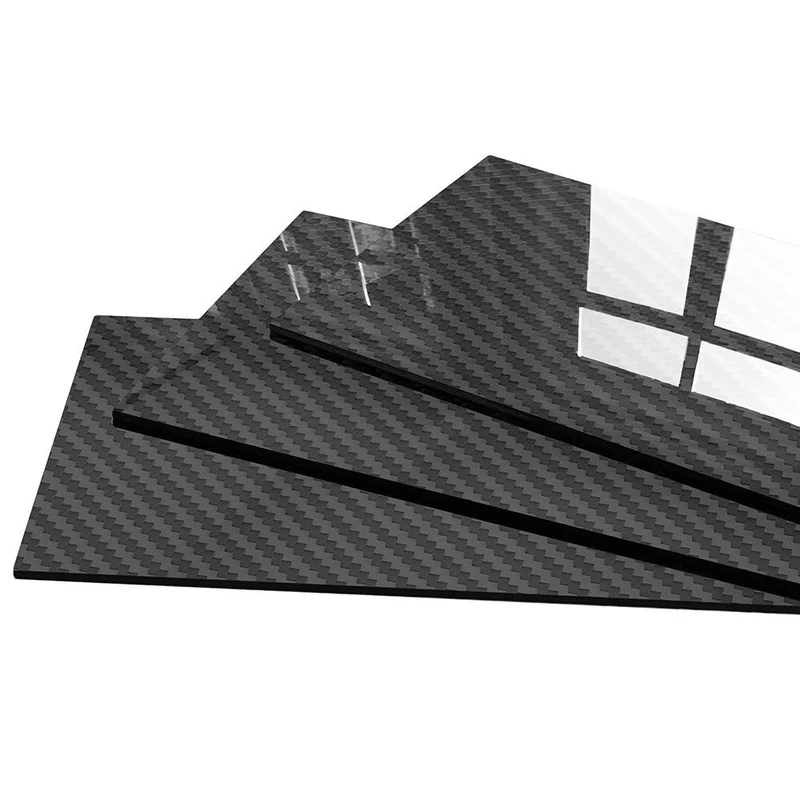 Twotrees CNC material carbon fiber plate 3K twill glossy
