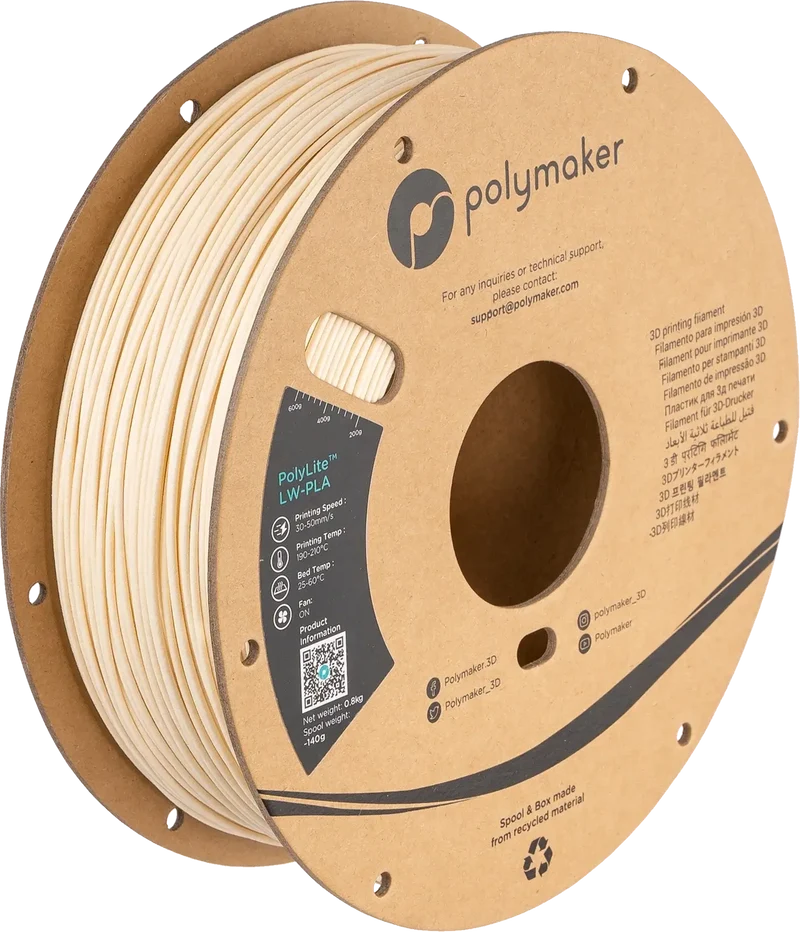 Polymaker PolyLite LW-PLA Filament