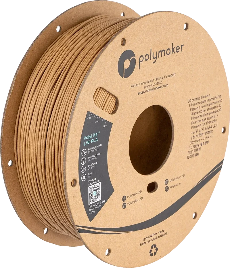 Polymaker PolyLite LW-PLA Filament