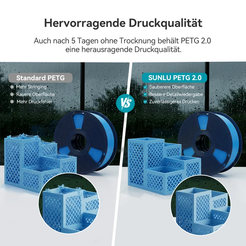[Neuheit] PETG 2.0 Filament 1 kg für 3D-Drucker