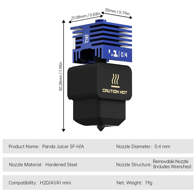 BIQU Panda Juicer Hotend SF - H/A