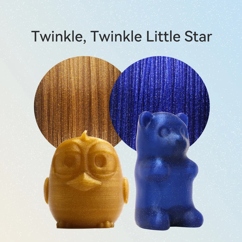 eSUN eTwinkling PLA 1.75mm 3D Filament 1KG-US