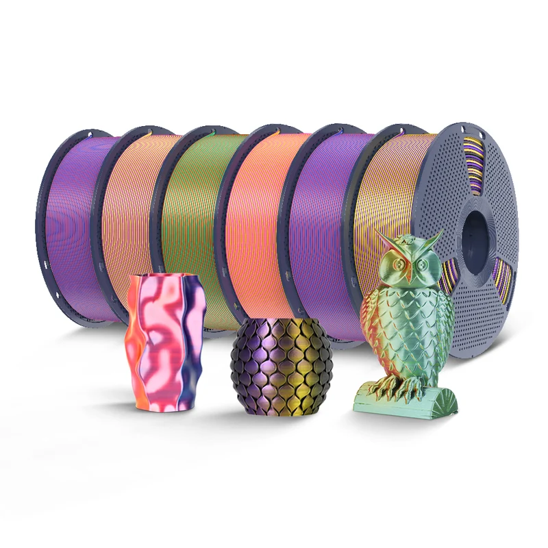 SUNLU Multi-Color SILK (Zweifarbig, Dreifarbig, Vierfarbig) Filament 1KG