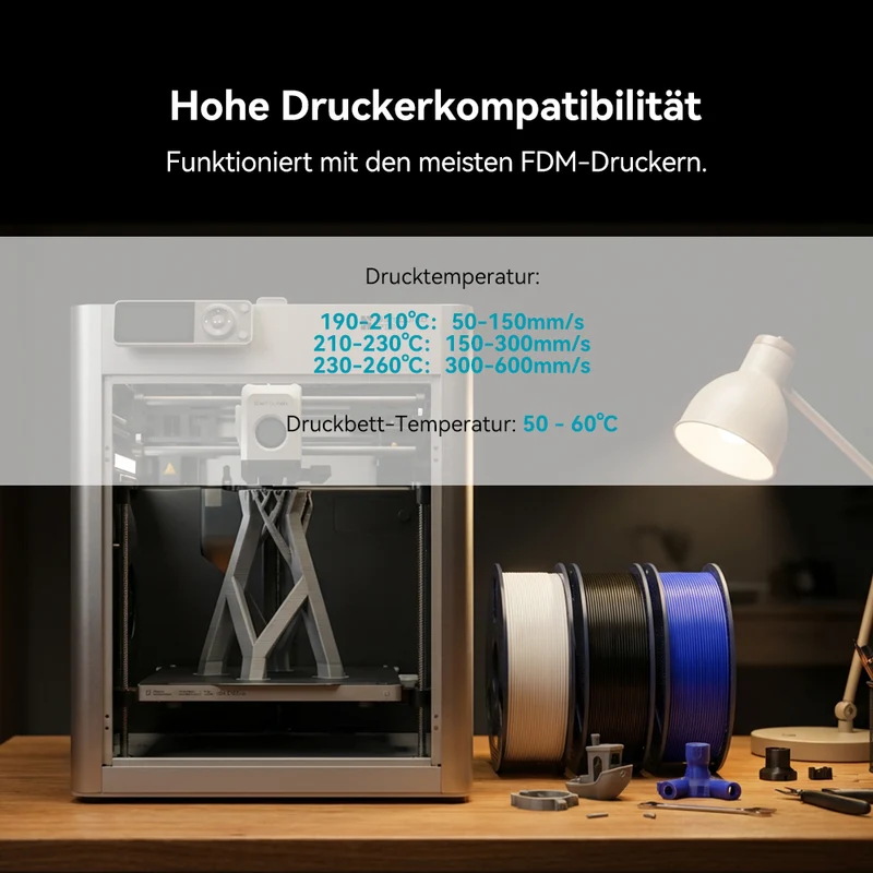 HSPLA, High Speed PLA 5KG Große Spule 3D Drucker Filament