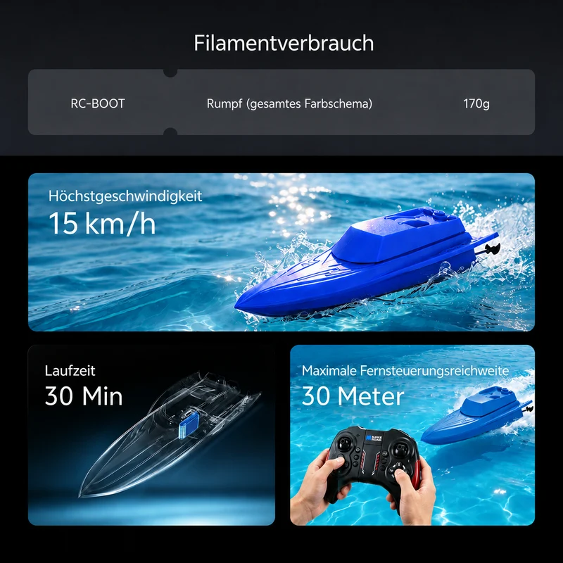 [Demnächst] Makeroad MakerKit RC-Boot Kit | MakerKit RC