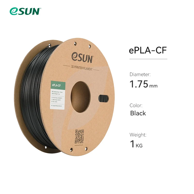 eSUN ePLA-CF 1.75mm 3D Filament 1KG