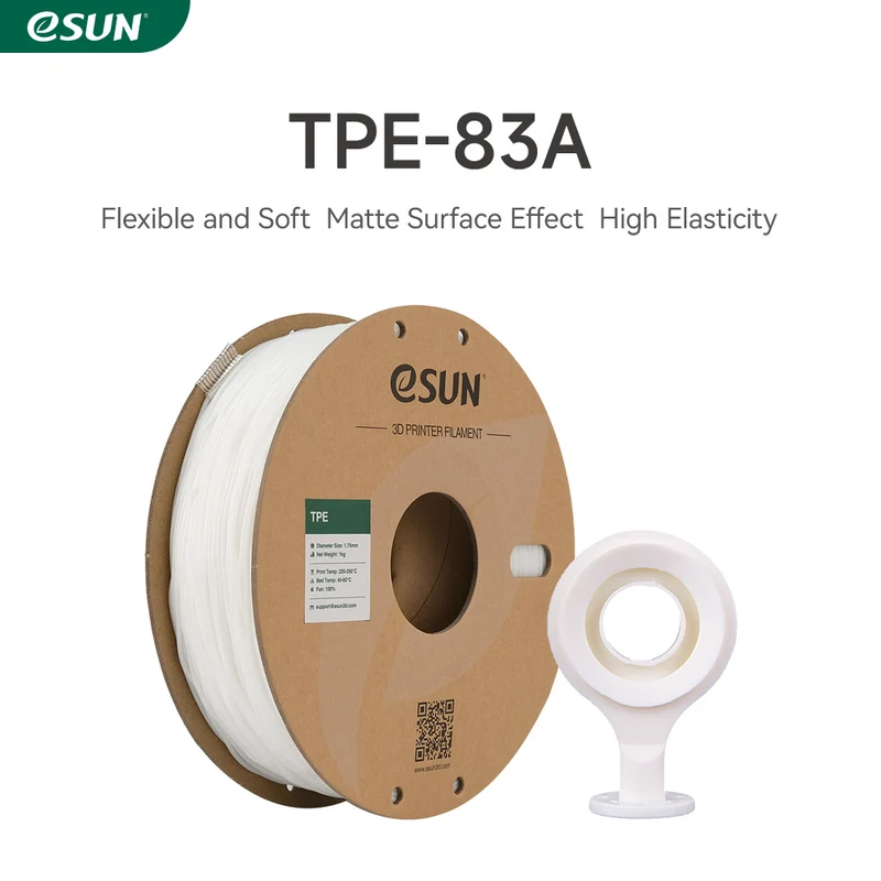 eSUN TPE-83A 1.75mm 3D Filament 1KG