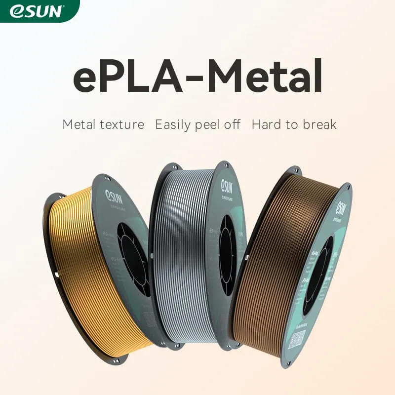 eSUN Metal PLA 1.75mm 3D Filament 1KG