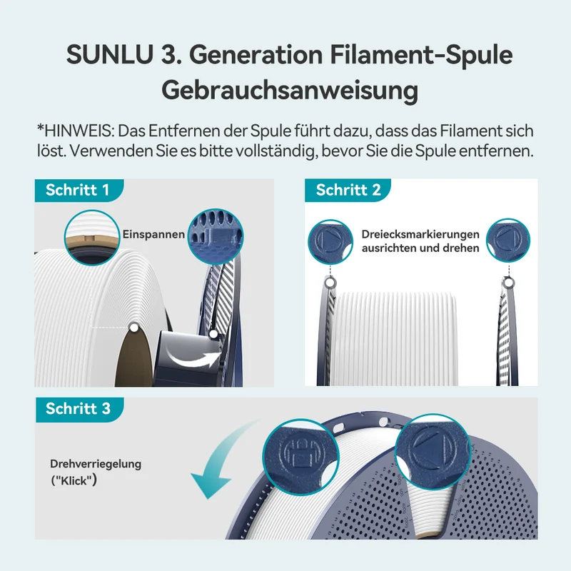 SUNLU PLA Glow in the Dark, Glühen im Dunkeln (Leuchtend) PLA Filament 1KG