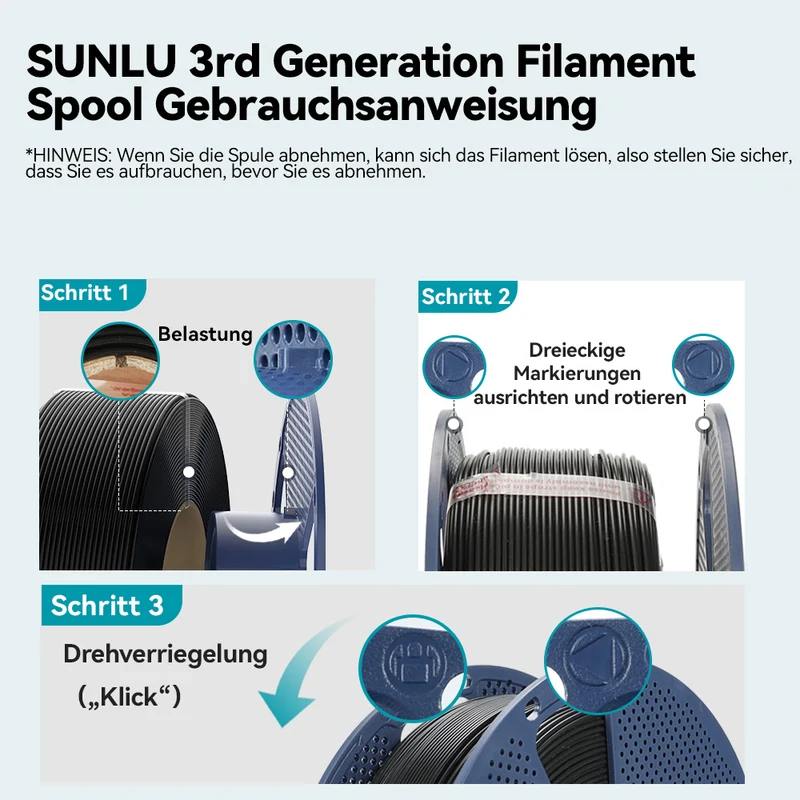 SUNLU PLA Filament 1KG