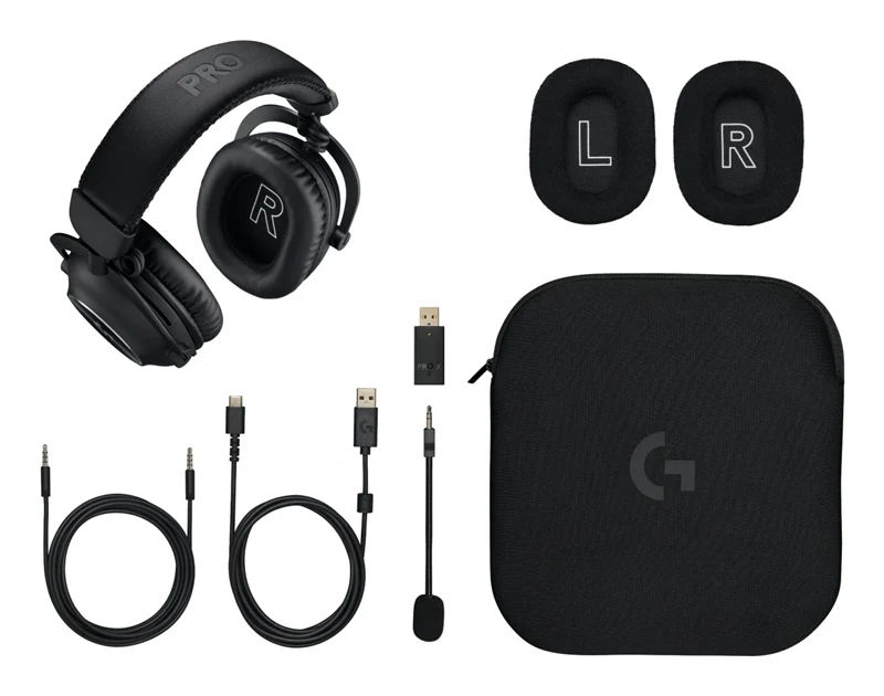 Logitech PRO X 2 Lightspeed Gaming-Headset Schwarz