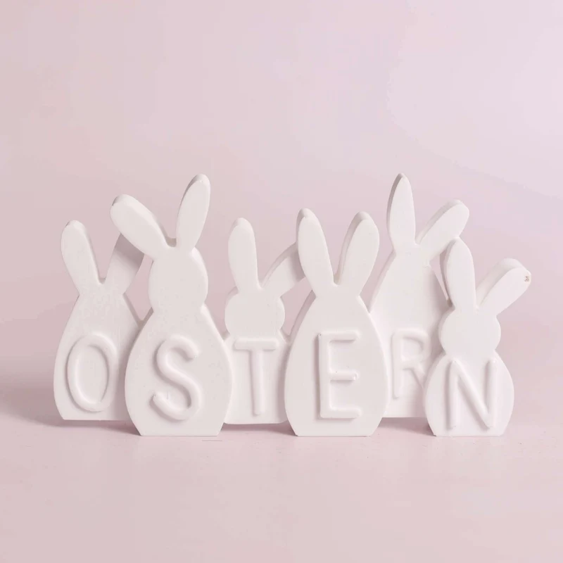 Osterhasenfamilie - Silikon Gießform