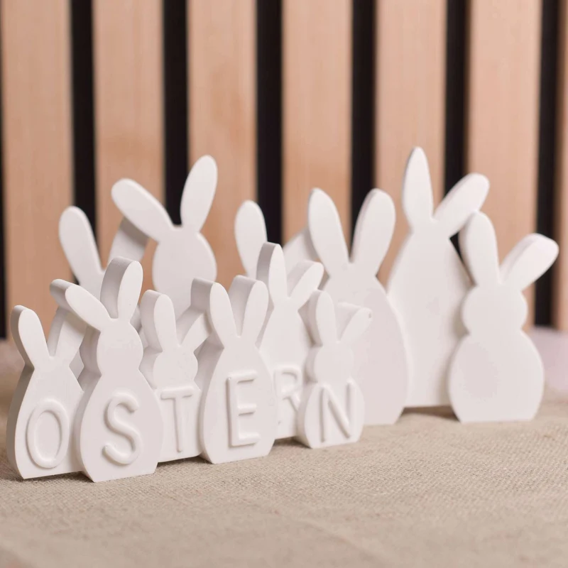 Osterhasenfamilie - Silikon Gießform