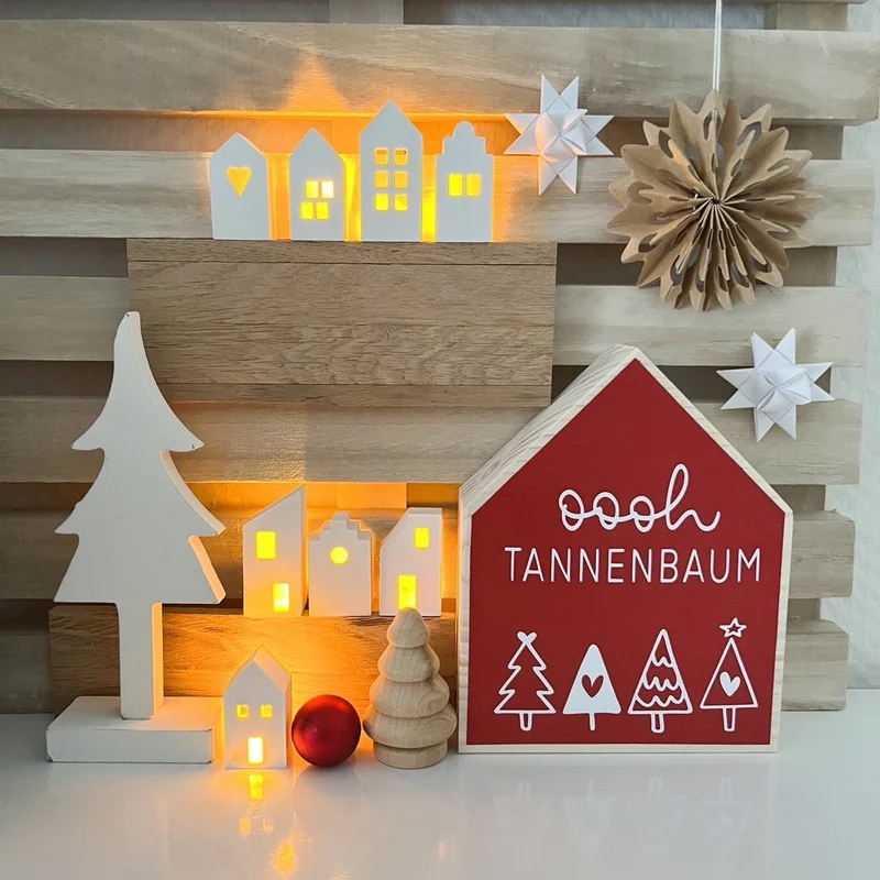 Scandi Lichterhäuschen für Ballonlichter - Silikonform
