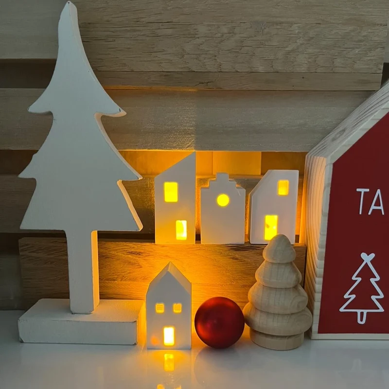 Scandi Lichterhäuschen für Ballonlichter - Silikonform