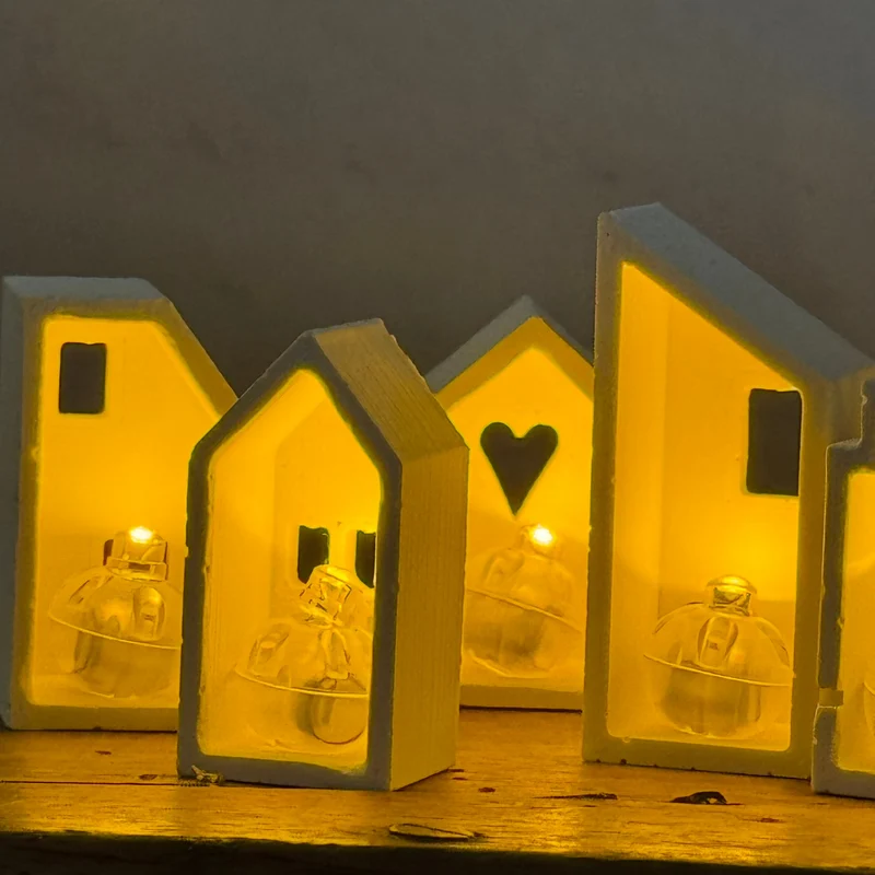 Scandi Lichterhäuschen für Ballonlichter - Silikonform