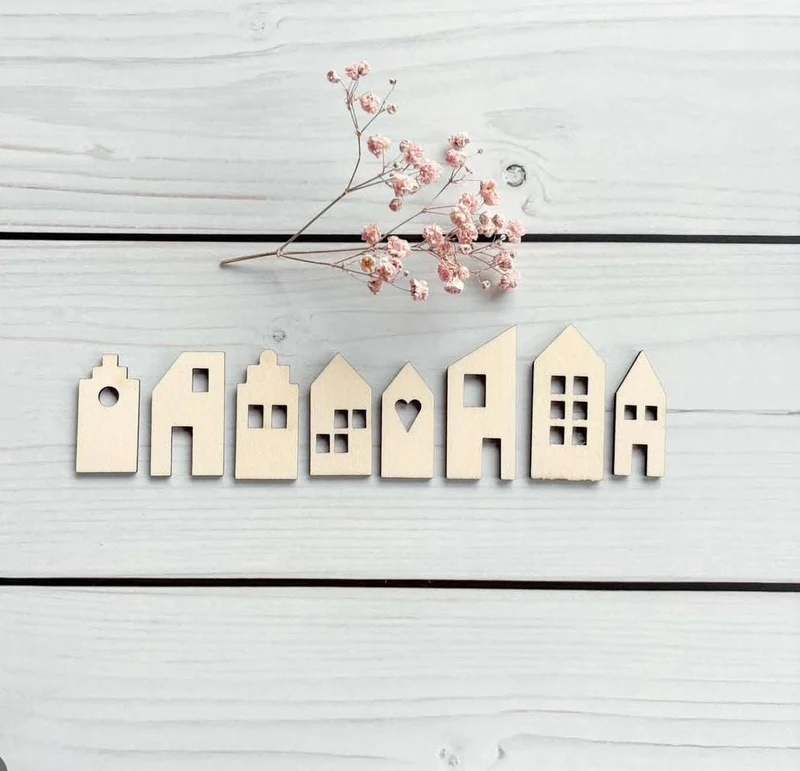 Petit Scandi Häußchen - Lasercut Datei