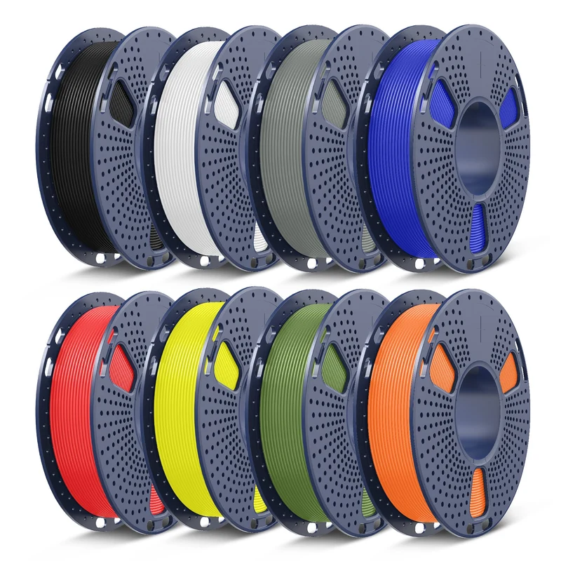 250g PLA, PLA+, PLA+2.0, PLA Meta Filament Bundle, 250g*8 Rollen Mehrfarbiges Filament-Bundle