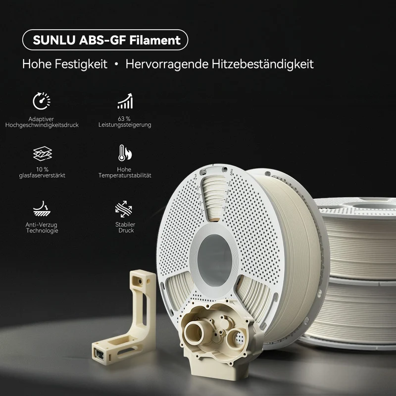 SUNLU Engineering Filament Kollektion EPA, PCABS, PA6CF, PA12CF, PA6-GF | SUNLU DE Online Store