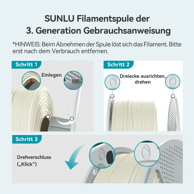 SUNLU ABS-GF 3D-Drucker-Filament 1KG