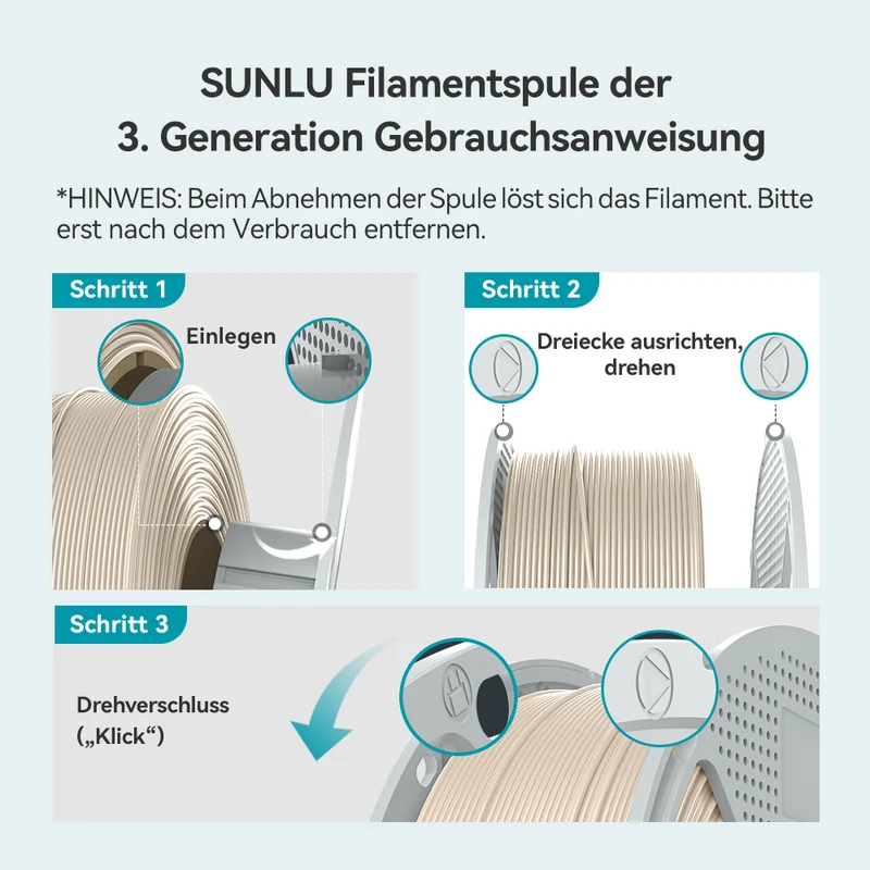 SUNLU PEEK(Polyether Ether Ketone) 3D-Drucker Filament 1KG
