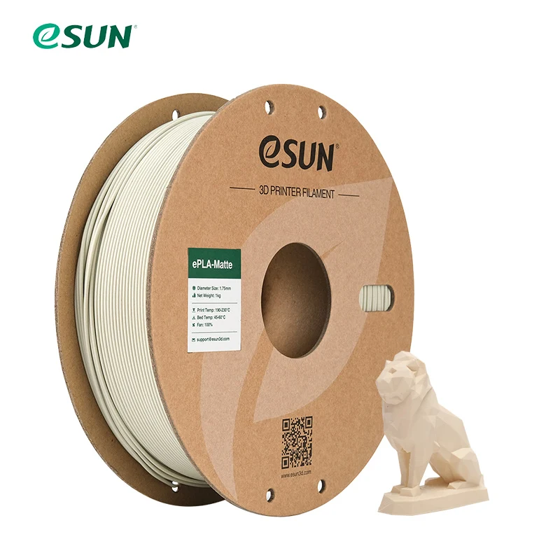 eSUN Upgraded ePLA-Matte 1.75mm 3D Filament 1KG