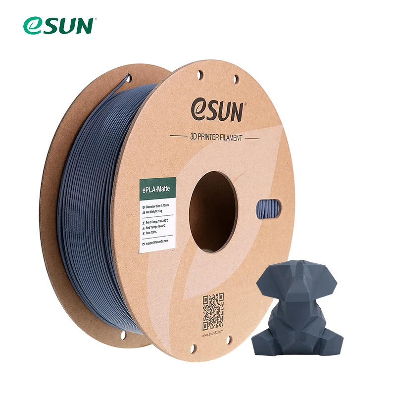 eSUN Upgraded ePLA-Matte 1.75mm 3D Filament 1KG