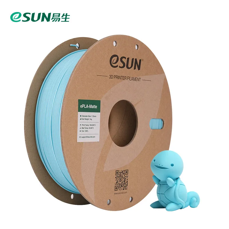 eSUN Upgraded ePLA-Matte 1.75mm 3D Filament 1KG