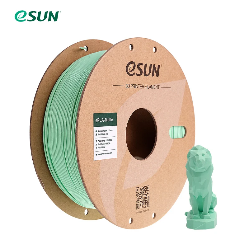 eSUN Upgraded ePLA-Matte 1.75mm 3D Filament 1KG