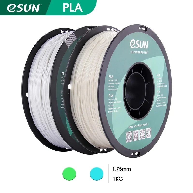 eSUN Luminous PLA 1.75mm 3D Filament 1KG Glow in the Dark