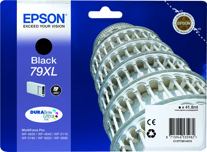 Epson 79 XL Schwarz Druckerpatrone C13T79014010