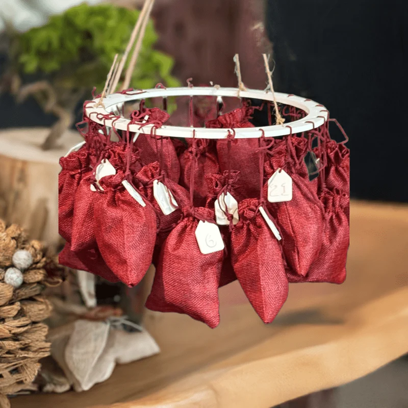Adventskalender-Anhänger in Häuschenform - Silikon Gießform