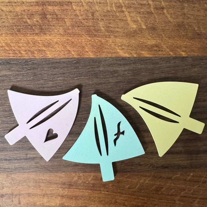 Drei Segel - Lasercut Datei