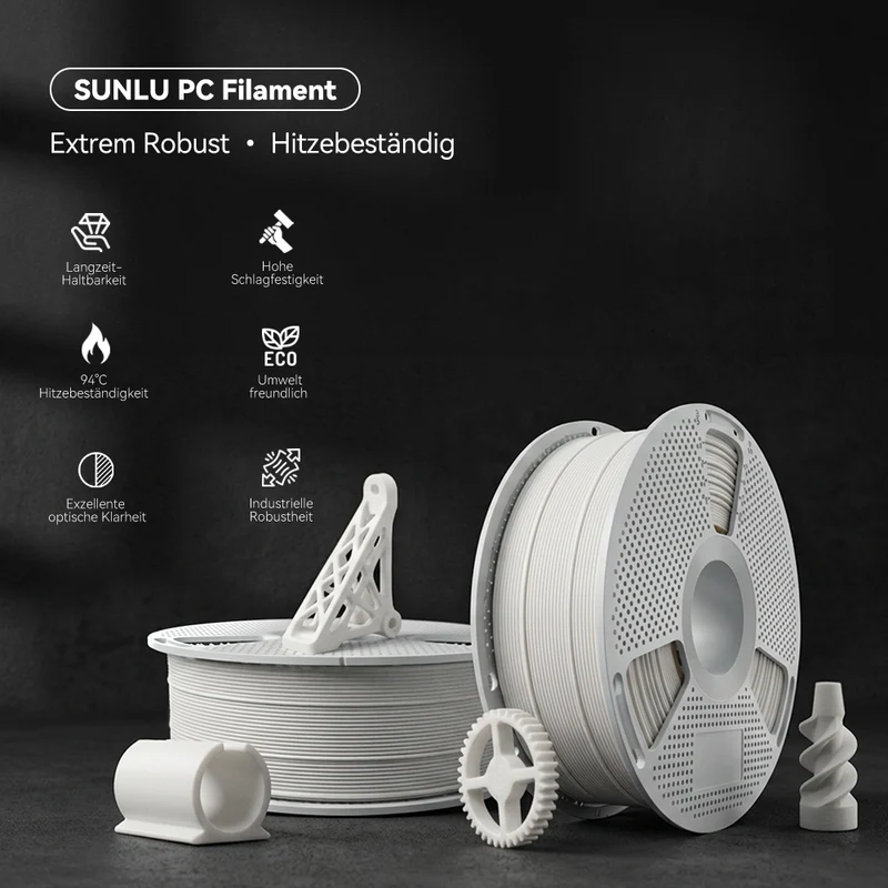SUNLU Engineering Filament Kollektion EPA, PCABS, PA6CF, PA12CF, PA6-GF | SUNLU DE Online Store