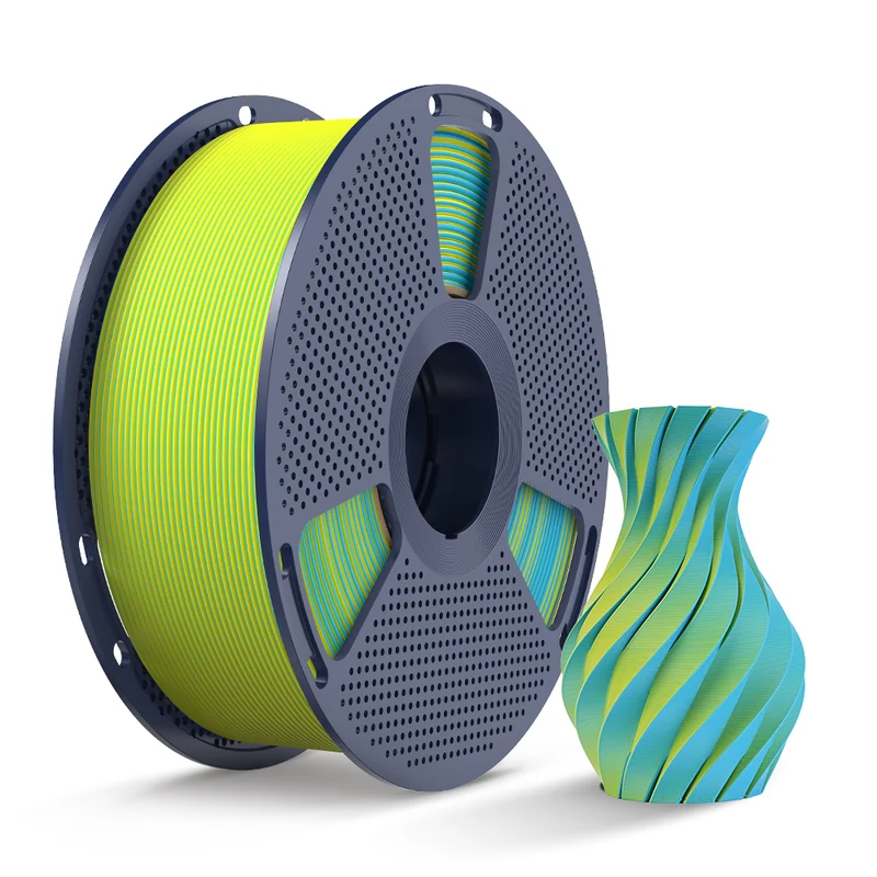 SUNLU PLA Matte Dual-Color 3D-Drucker Ästhetik-Filament 1KG, Nahtlose Zwei-Farb-Effekte & Weiches Matt-Finish