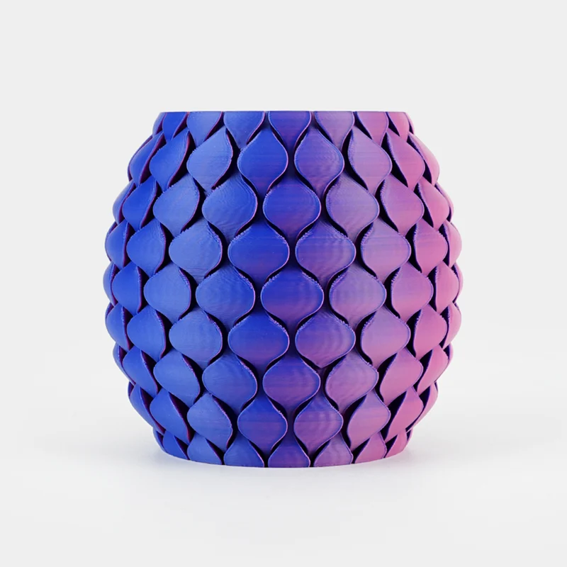 SUNLU PLA Matte Dual-Color 3D-Drucker Ästhetik-Filament 1KG, Nahtlose Zwei-Farb-Effekte & Weiches Matt-Finish