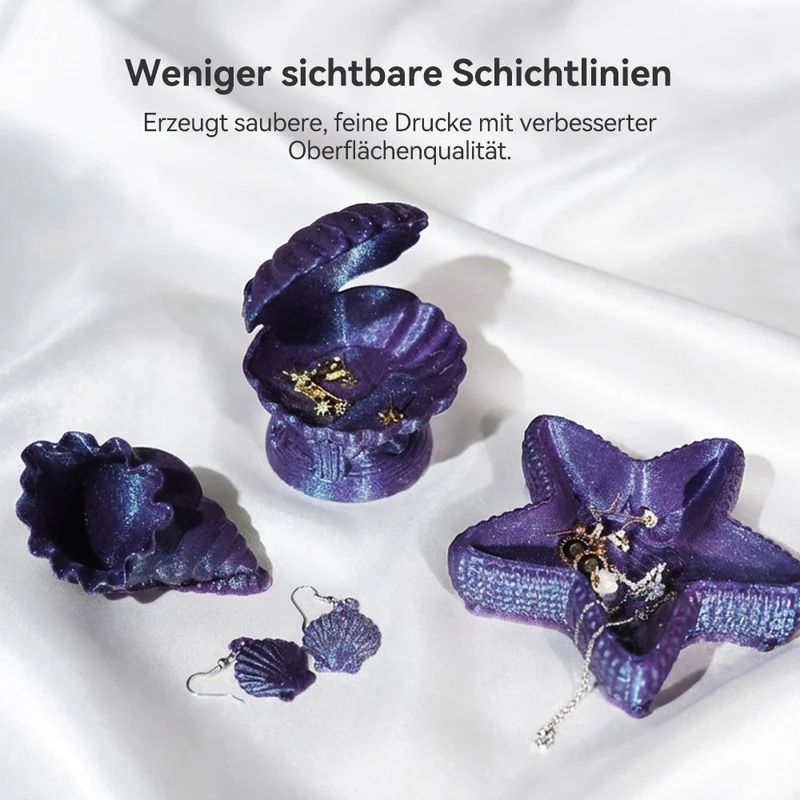 SUNLU PLA Galaxy Ästhetisches Filament 1KG, Farbwechselndes PLA-Filament, Funkelndes Ultrafines Perlmuttpulver