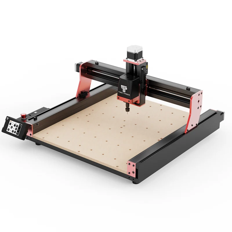 Twotrees TTC450 PRO CNC Router Machine + 500W Spindle + Vacuum Cleaner M1 + End Mills