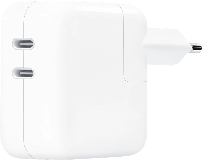 Apple 35W Dual USB-C Power Adapter Weiss