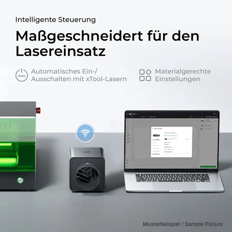 xTool Rohrventilator IF2 passend für xTool Laser