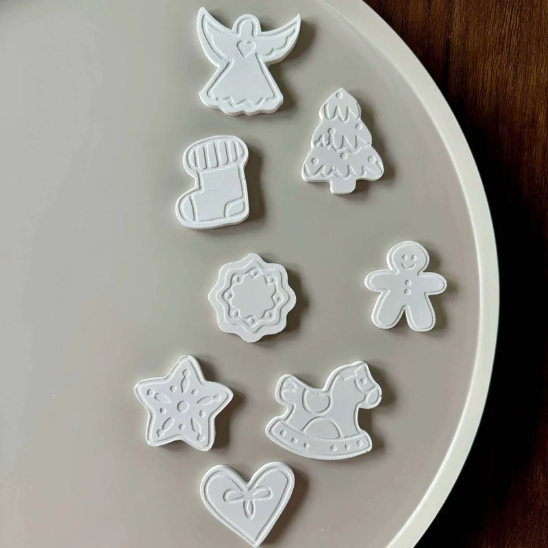 Lebkuchen – Weihnachtsanhänger - Silikon Gießform