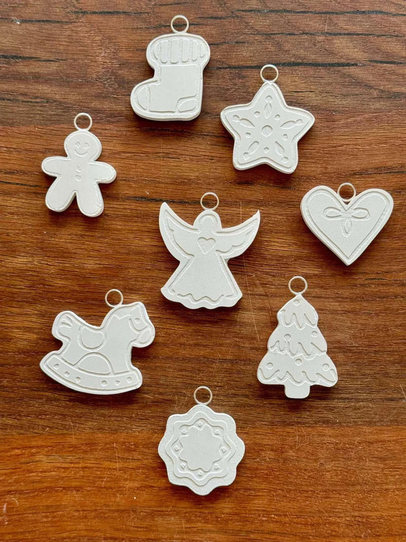 Lebkuchen – Weihnachtsanhänger - Silikon Gießform