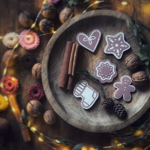 Lebkuchen – Weihnachtsanhänger - Silikon Gießform