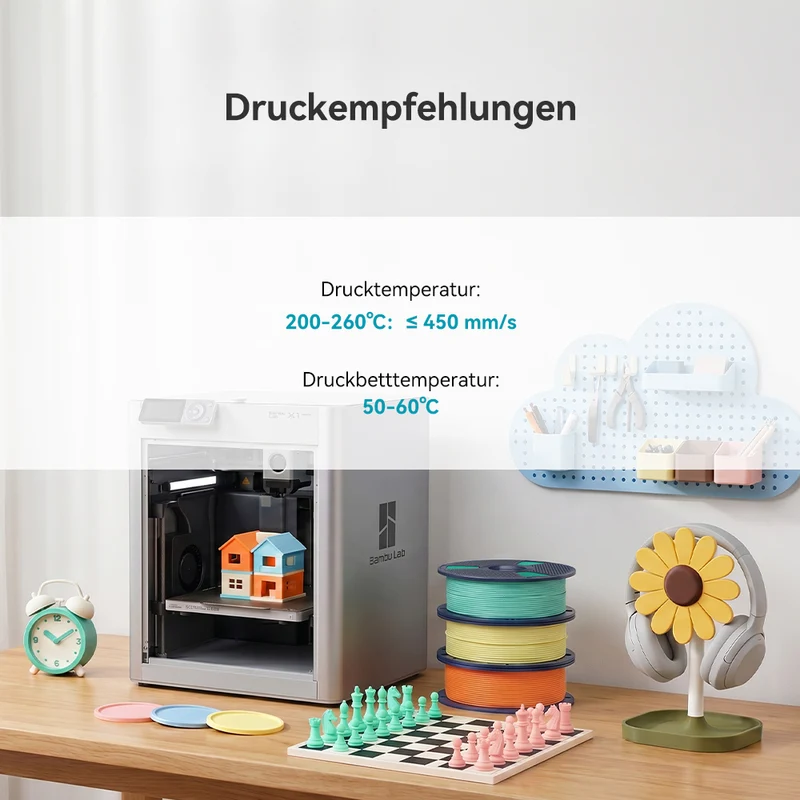 SUNLU High Speed Matte PLA, Hohe Geschwindigkeit Matte PLA 3D Drucker Filament 1KG